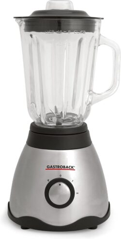 Gastroback Vital 1,5 L Mélangeur de table 850 W Noir, Acier inoxydable