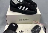 Améliorez votre collection de chaussures avec ces baskets Adidas x Bad Bunny Campus.