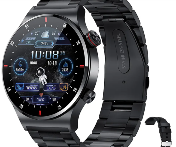 Montre intelligente NFC écran tactile QW33 Smartwatch