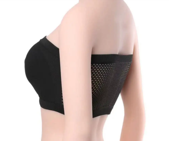 sous-vêtement poitrine enveloppé sans couture sans jantes soutien-gorge de sport conception Simple un mot circonférence bustier tubulaire