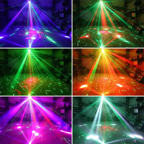 Projecteur jeu de lumière Laser Led Strobe