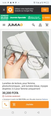 Lunettes de protection, anti reflets, anti lumière bleue d’ordinateur tablette, télévision