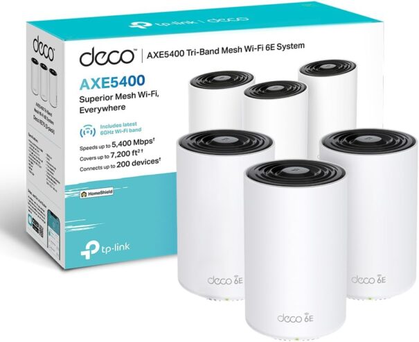 TP-Link Deco WiFi 6E Mesh AXE5400Mbps Deco XE75(3-pack)