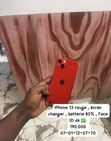 iPhone 13 rouge