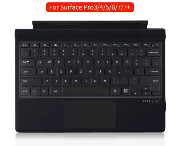 Clavier Surface Pro 3/4/5/6/7/7 + sans fil BT